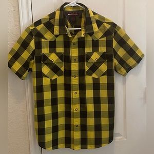 Tony Hawk Yellow Button Up Shirt